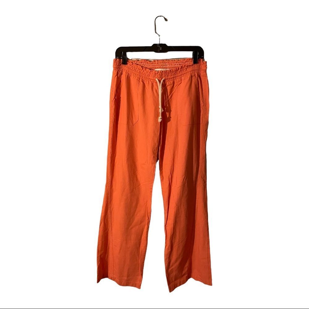 Kiss Pery Linen Drawstring Poolside Pants